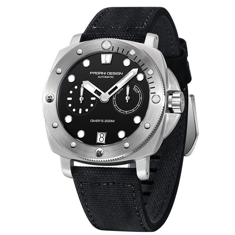 PAGANI DESIGN Nuovi orologi meccanici da uomo, orologio automatico di lusso per uomo, orologio sportivo impermeabile con quadrante con riserva di carica e specchio zaffiro.