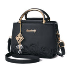Women's fashion Shoulder Bag Original Leather Handbag Large capacity Multi Pocket Women Crossbody Handbag