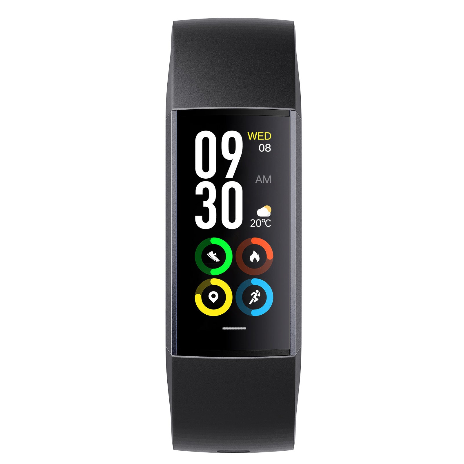 Braccialetto intelligente C80 con display AMOLED da 1,1 pollici, monitoraggio della frequenza cardiaca e della pressione sanguigna, fitness tracker, orologio sportivo intelligente