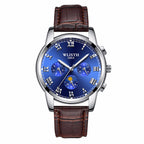 WLISTH Watches Mens Luxury Sport Quartz Watch Stainless Steel Bracelet  Waterproof Watch for Men
