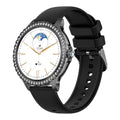 I58 Smart Watch Bluetooth BT Call Health Track Blood Oxygen Smart Reminder Multi Sport Mode Rhinstone Crafted Smart Watch