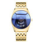 Mode heren Net rood waterdicht quartz herenhorloge 