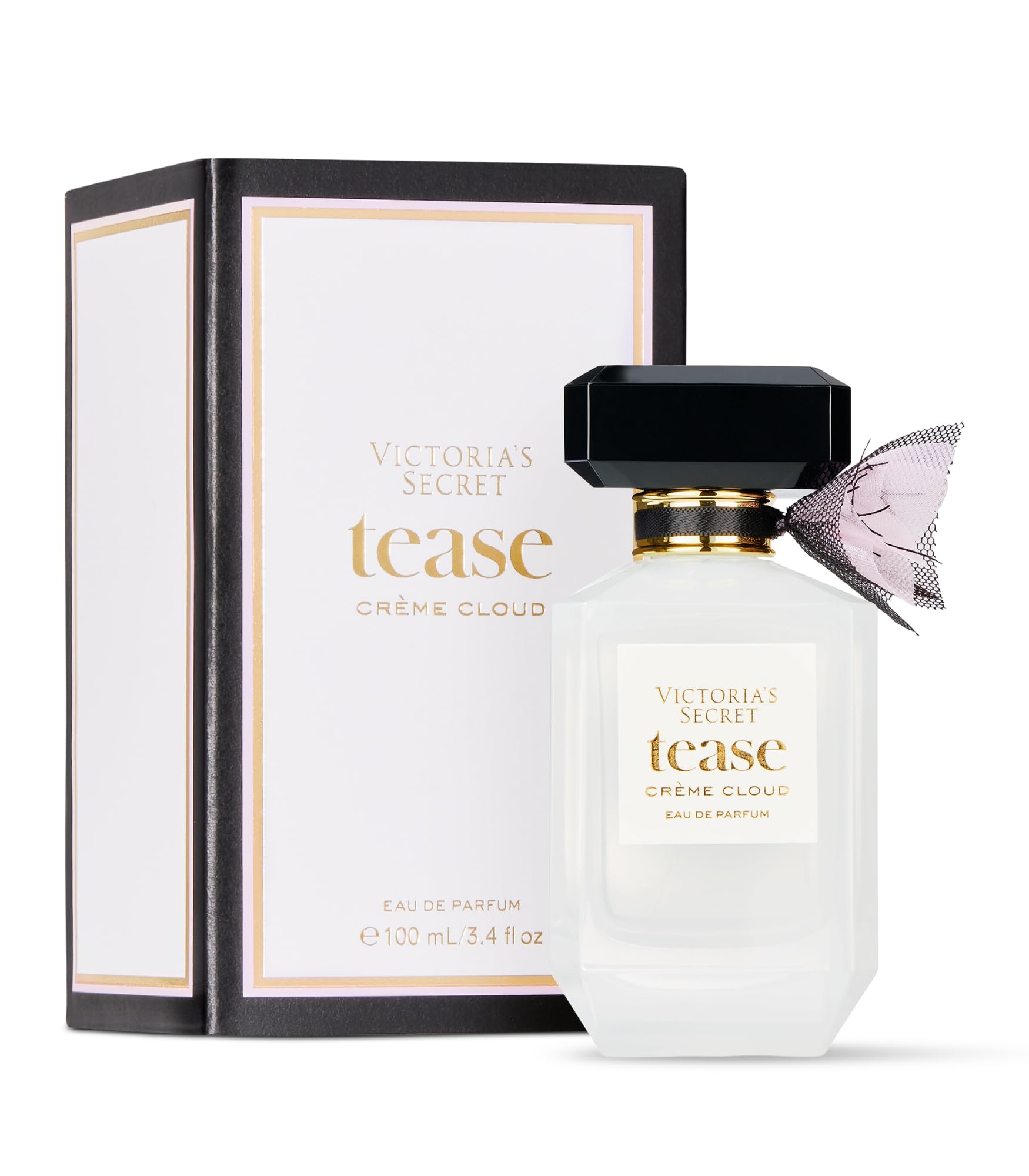 Victoria's Secret Tease Eau de Parfum, Notes of White Gardenia, Anjou Pear & Black Vanilla, Perfumes for Women (3.4 oz)