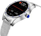 Women Smart Watch Bluetooth Call Health Monitoring Sports Mode Smart Reminder HD Screen Mesh Belt Women Smart Watch