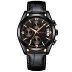 CUENA 6811 Ultra Thin Belt Mesh Men's Quartz Watch with Minimalist Calendar Fashion Waterproof Men's Watch Men's Multi-functional Watch