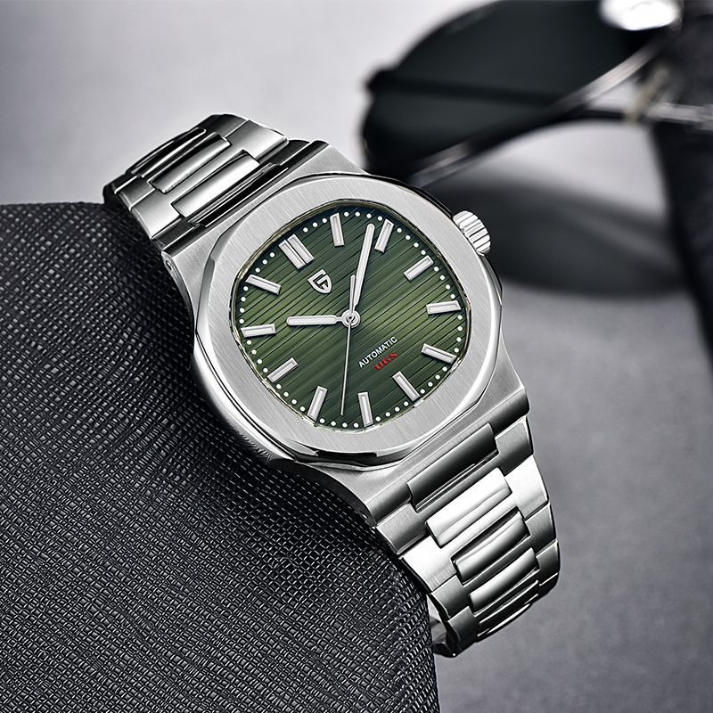 Orologi da uomo Pagani Design, movimento automatico giapponese NH35, subacqueo, meccanico, sportivo, impermeabile, con cristallo di zaffiro, acciaio inossidabile.