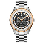 Orologio meccanico da uomo con cinturino in acciaio