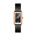 Shengke Dames Quartz Horloges Mode Dameshorloge Luxe Merk Rechthoekig Quartz Polshorloge Luxe Cadeaus voor Vrouwen