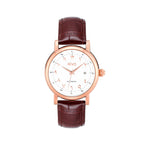 KIVO Women's Luxury Mechanical Watch Stainless Steel Automatic Mechanical Movement Orginal Leather Band Women Watch