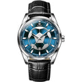 Olevs Man Business Casuual Watch Automatic Machanical Movement Waterproof Leather Band Man Fashion Watch - Acquisti Online