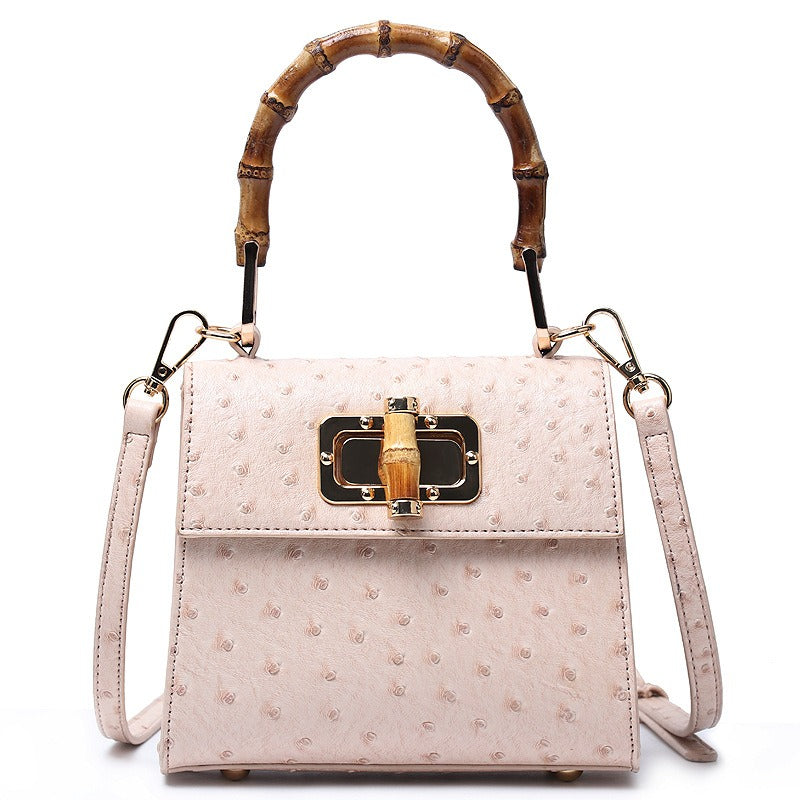 Buckle bag ostrich pattern single shoulder diagonal cross women's bag - Acquisti Online