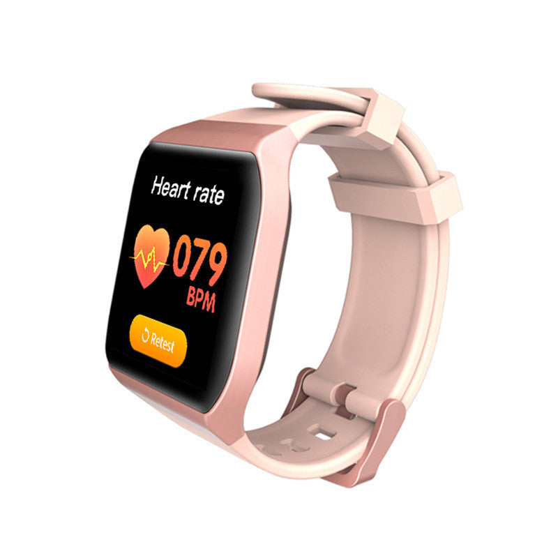 Intelligente armband met kleurenscherm, Bluetooth-sporthorloge voor heren en dames, stappenteller, informatieherinnering, IP68 waterdicht