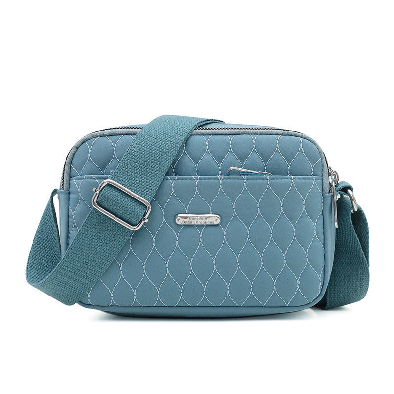 Women Crossbody Bag Rhombus Creative Fashion Solid Color Shoulder Bag Large Capacity Women's Shoulder Messenger Bag