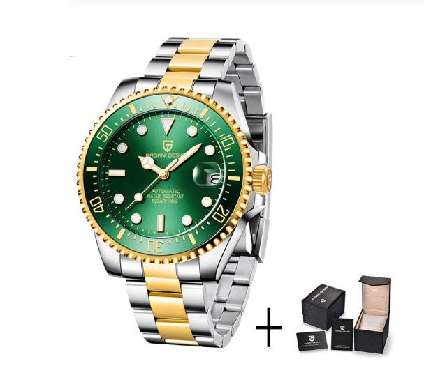 Stylish men's PAGANI DESIGN waterproof watch