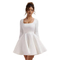 Modieuze korte jurk met hoge taille voor dames, Staylish Elegance midi-rok, feestjurk, modieuze korte jurk voor dames