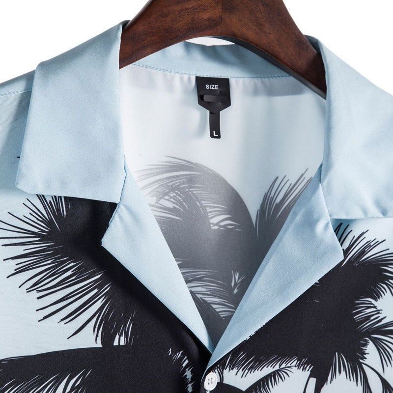 Modieus zomer heren strandshirt
