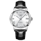 FNGEEN Top Brand Luxury Fashion Green Mechanical Watch for Men Stainless Steel Waterproof Sports Automatic Calendar Men's Watch - Acquisti Online