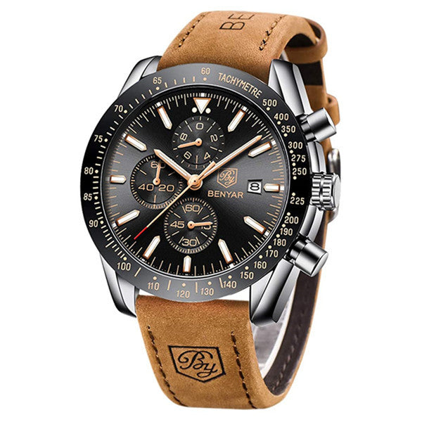 Explosive Watch Heren Multifunctioneel Waterdicht Sport Quartz Horloge