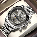 OLEVS 6654 Good Quality Men Watches the Chase OEM Stainless Steel Luxury Brand Sport Luminous Waterproof Tourbillon Watch
