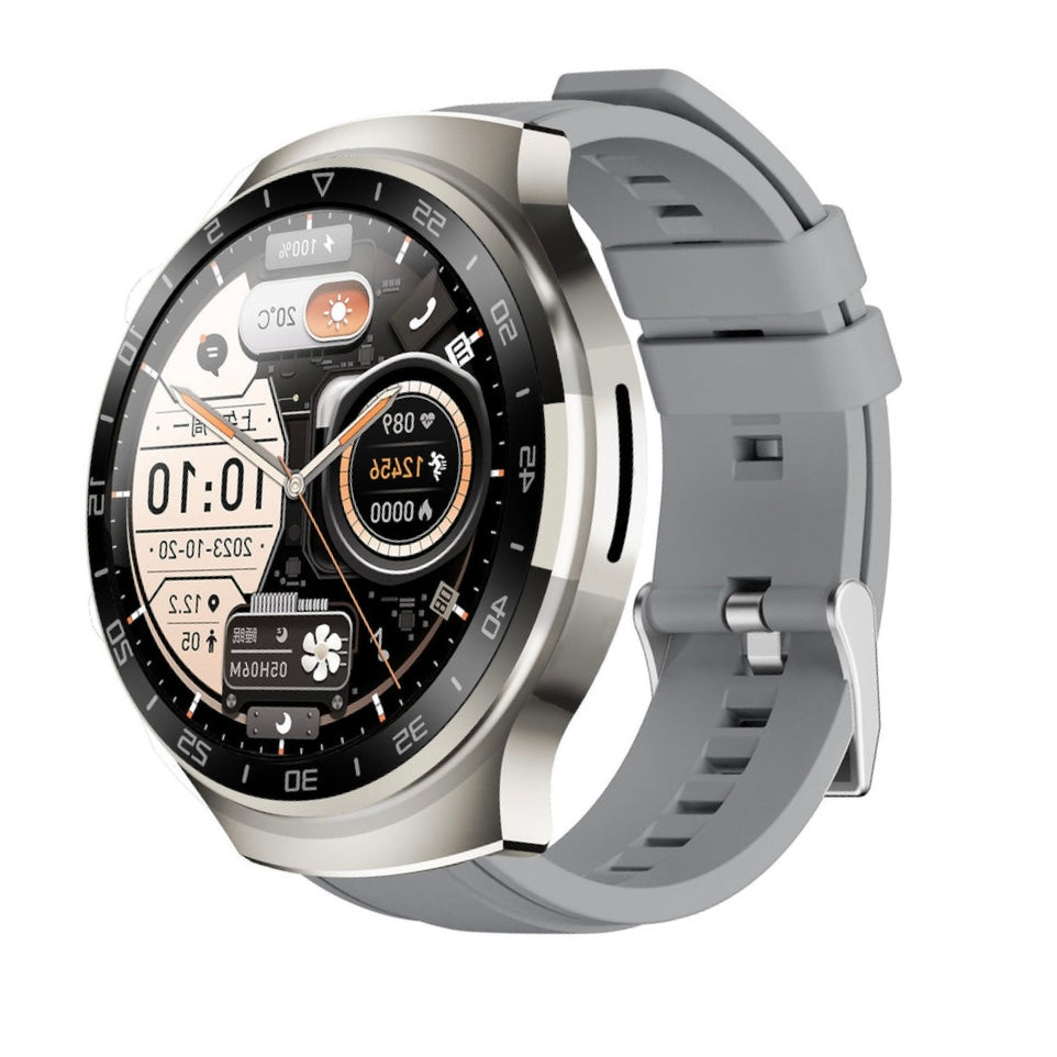 X16 PRO Smart Watch AMOLED Round Display NFC Payment Voice Assistant Alloy Men Business Smartwatch