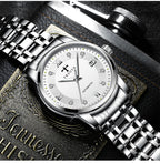 TRSOYE D06 Orologio Automatico Impermeabile da Uomo, Business Casual