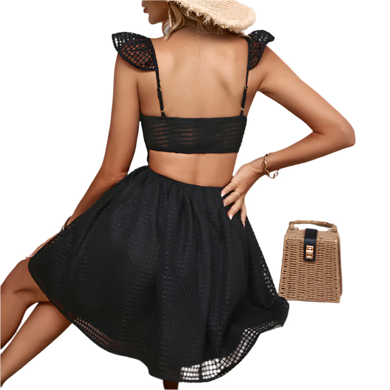 Zomerse holle rugloze slingjurk voor dames