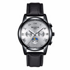 WLISTH Watches Mens Luxury Sport Quartz Watch Stainless Steel Bracelet  Waterproof Watch for Men