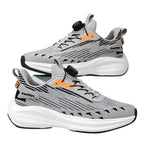 Fashion Rotating Buckle Fly-kit Mesh Casual Sports Running Men's Shoes