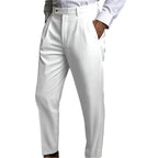 Men's Linen Pocket Flat Comfortable Breathable Trousers