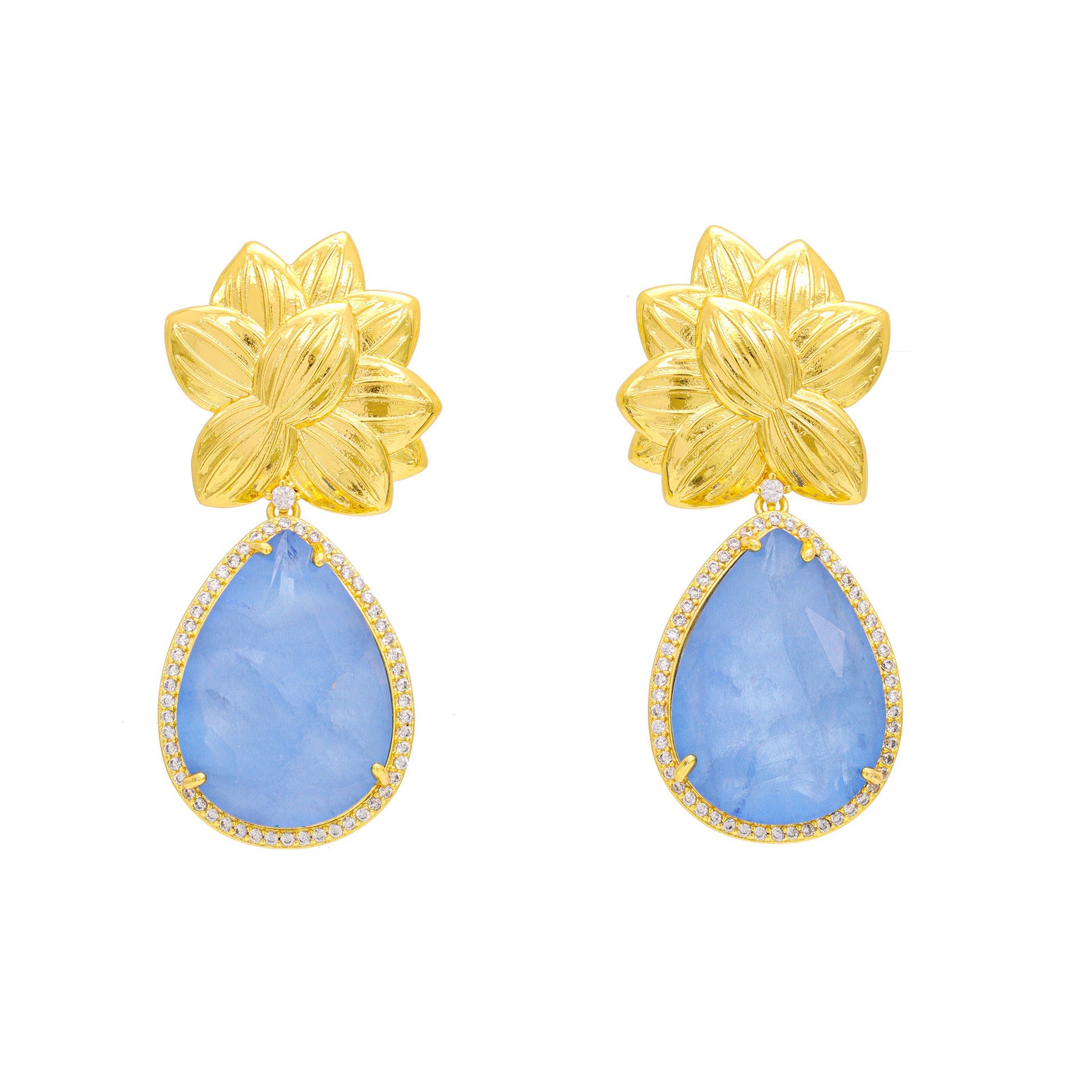 Flower earrings,light luxury and fashionable drop earrings