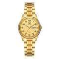 OLEVS Luxury Couple Quartz Watch Elegant Stainless Steel Watch Luminous Waterproof Week Date Quartz Wristwatch - Acquisti Online