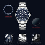 CADISEN C8201 Man Business Casula Automatic Watch - Acquisti Online
