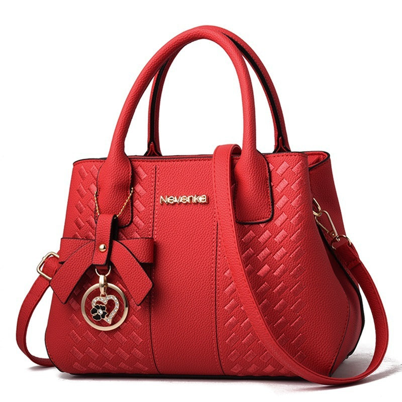 Women's Bag Fashionable Handbag Original Leathe Shoulder Bag Multi Pocket Large Capacity Portable Shoulder Messenger Bag