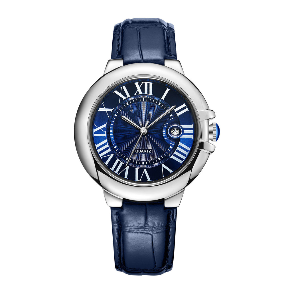 Men's Quartz Watch Stainless Steel Mesh Band Wrist watch Roman Numerals
