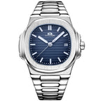 Women's Luxury Automatic Mechanical Watch Solid Steel Band Calendar Luminous Stainless Steel Mechanical Watch