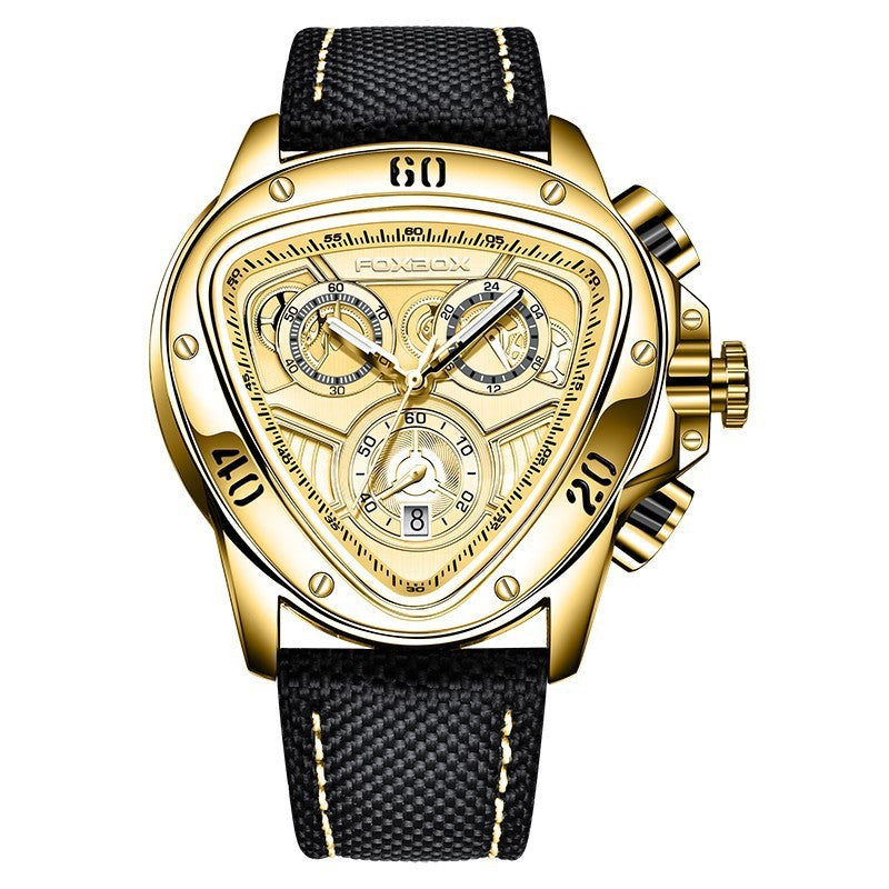 FOXBOX Man Military Chronograph Waterproof Wristwatch