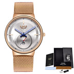 Orologio al quarzo impermeabile alla moda da uomo