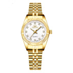 CHENXI Luxury Style Women Watch Stainless Steel Quartz Watches Waterproof Rhinstone Crafted Woman Quartz Wristwatch