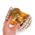 European and American Banquet Clutches Evening Metal Women's Bags