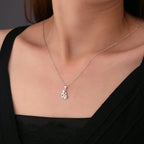 Embrace necklace for women fashionable and simple contrasting color collarbone chain