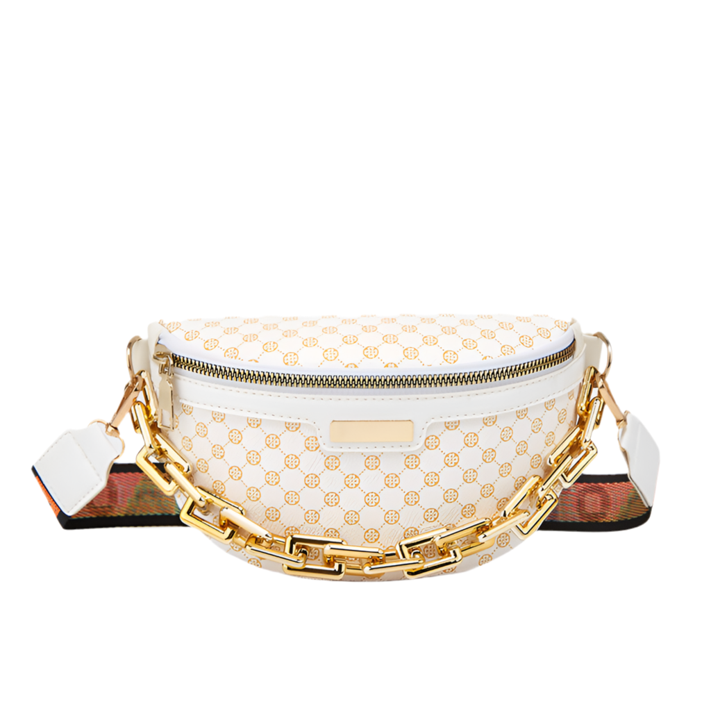 Women's Fashionable Chest Bag Large Capacity Crossbody Bag Zipper Pocket Women's Shoulder Bag Leopard Print Waist Bag