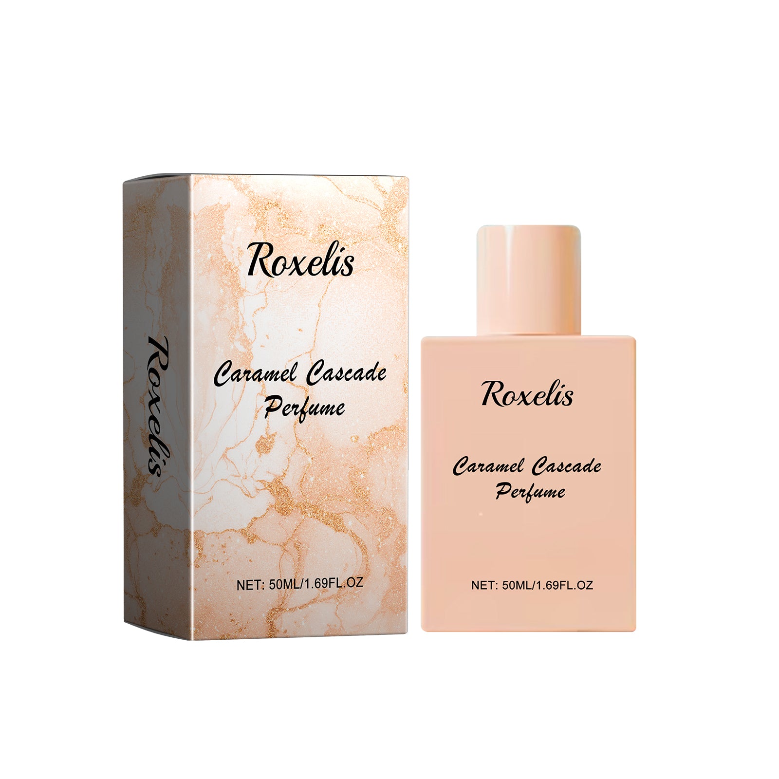 Roxelis Caramel Cascade Perfume 50ml Women's Fragrance Natural Fresh Long Lasting Fragrance Luxury Women's Perfume - Acquisti Online