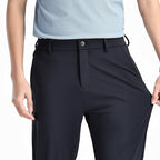 Men's Casual Pants Spring Ice Silk Elastic