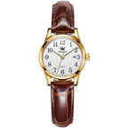 Couple OLEVS Classic Wrist Watch Men's Women Stainless Steel Leather Belt Fashionable  Quartz Casual Wristwatch