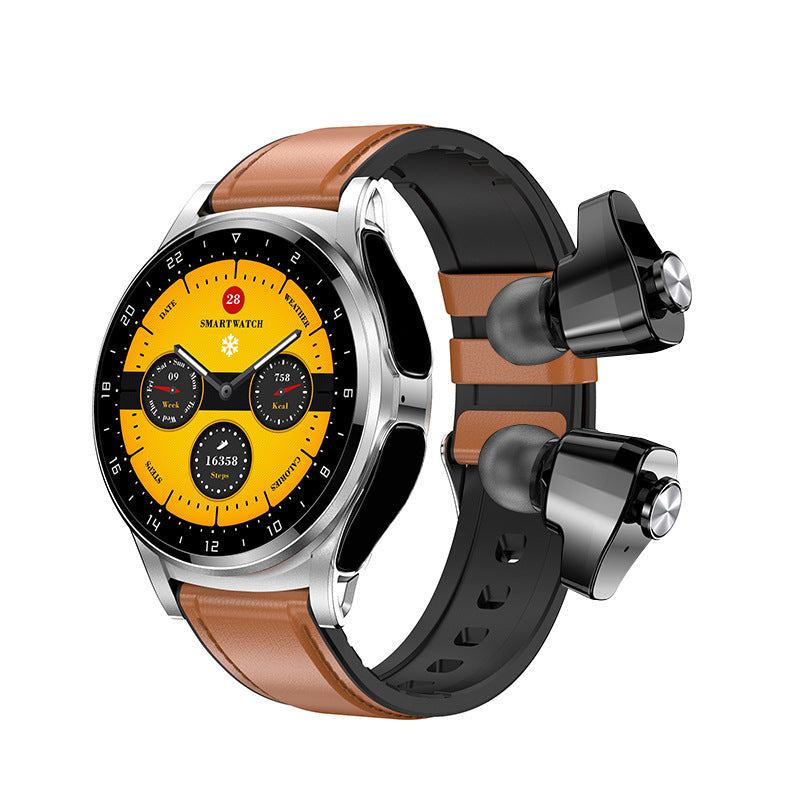Smart Watch TWS 2 in 1 Bluetooth HD Chiamata vocale con auricolare