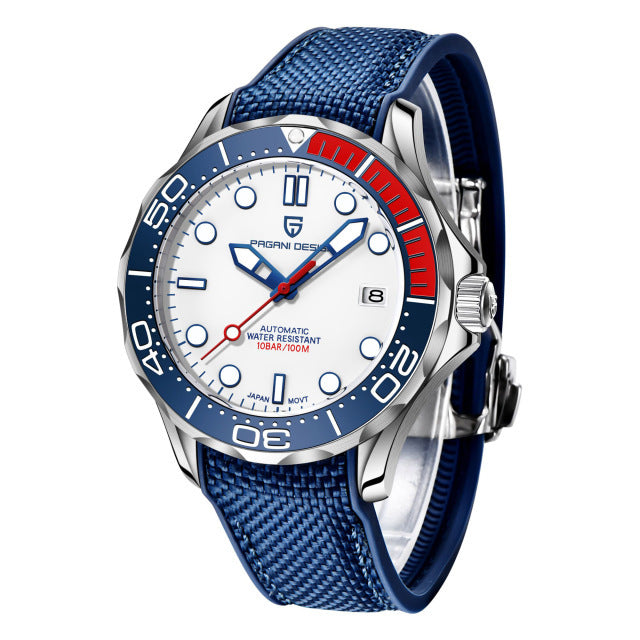 PAGANI DESIGN PD-1667 Man Automatic Steel Strap Sports Watch