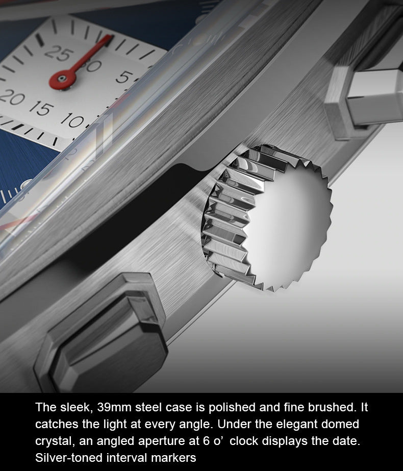 Luxury Brand Classic Men's Wristwatch Leather Sports Fashion Luminous Waterproof Men's Watch