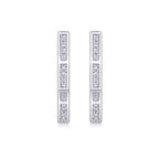 Galaxy Wandering Diamond Set Moissanite Silver Earrings Luxury Fashion Diamond Earrings Stud Earrings