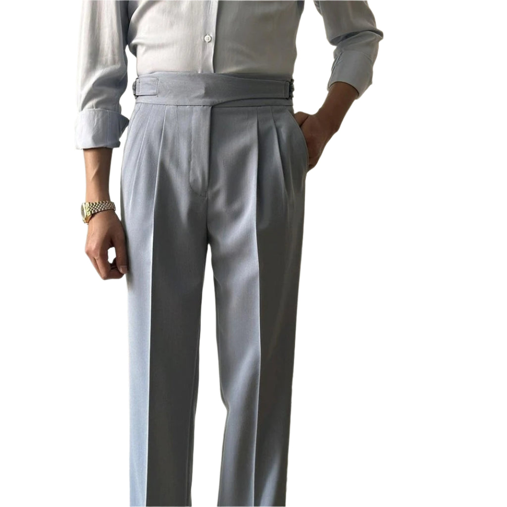 Men's High Waist Slim Fit Business Men's Casual Pant
