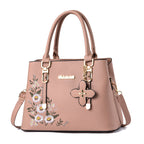 Embroidered Lady's Bag Large Capacity One-shoulder Messenger Bag